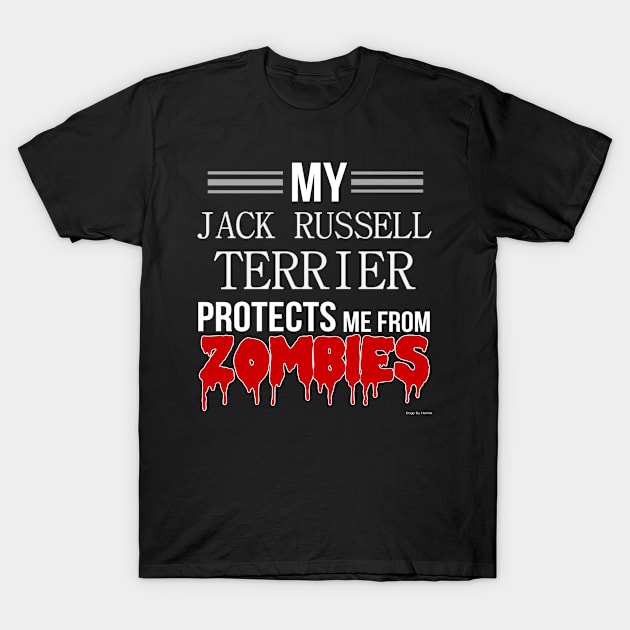 Halloween Zombie JACK RUSSELL - Gift For TERRIER Dog Lover T-Shirt by HarrietsDogGifts